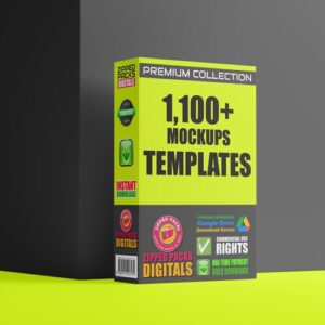 1,100 Mockups Templates