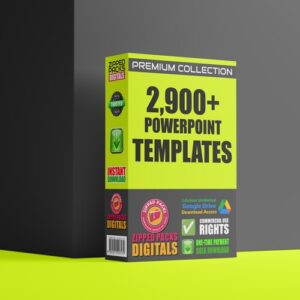 2,900 PowerPoint Templates